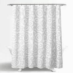Top 10 ⌛ Lush Decor Keila Shower Curtain Gray 💯 -Lush Decor Shop Lush Decor Keila Shower Curtain 14