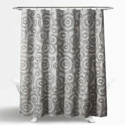 Top 10 ⌛ Lush Decor Keila Shower Curtain Gray 💯 -Lush Decor Shop Lush Decor Keila Shower Curtain 4