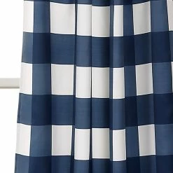 Outlet 👏 Lush Decor Kelly Checker Room Darkening Window Curtain Panel Pair Navy 🔔 -Lush Decor Shop Lush Decor Kelly Checker Room Darkening Window Curtain Panel Pair 8