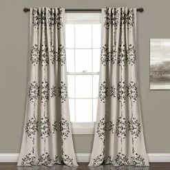 Best reviews of 🔥 Lush Decor Keya Medallion Room Darkening Window Curtain Panel Set Cream 😀