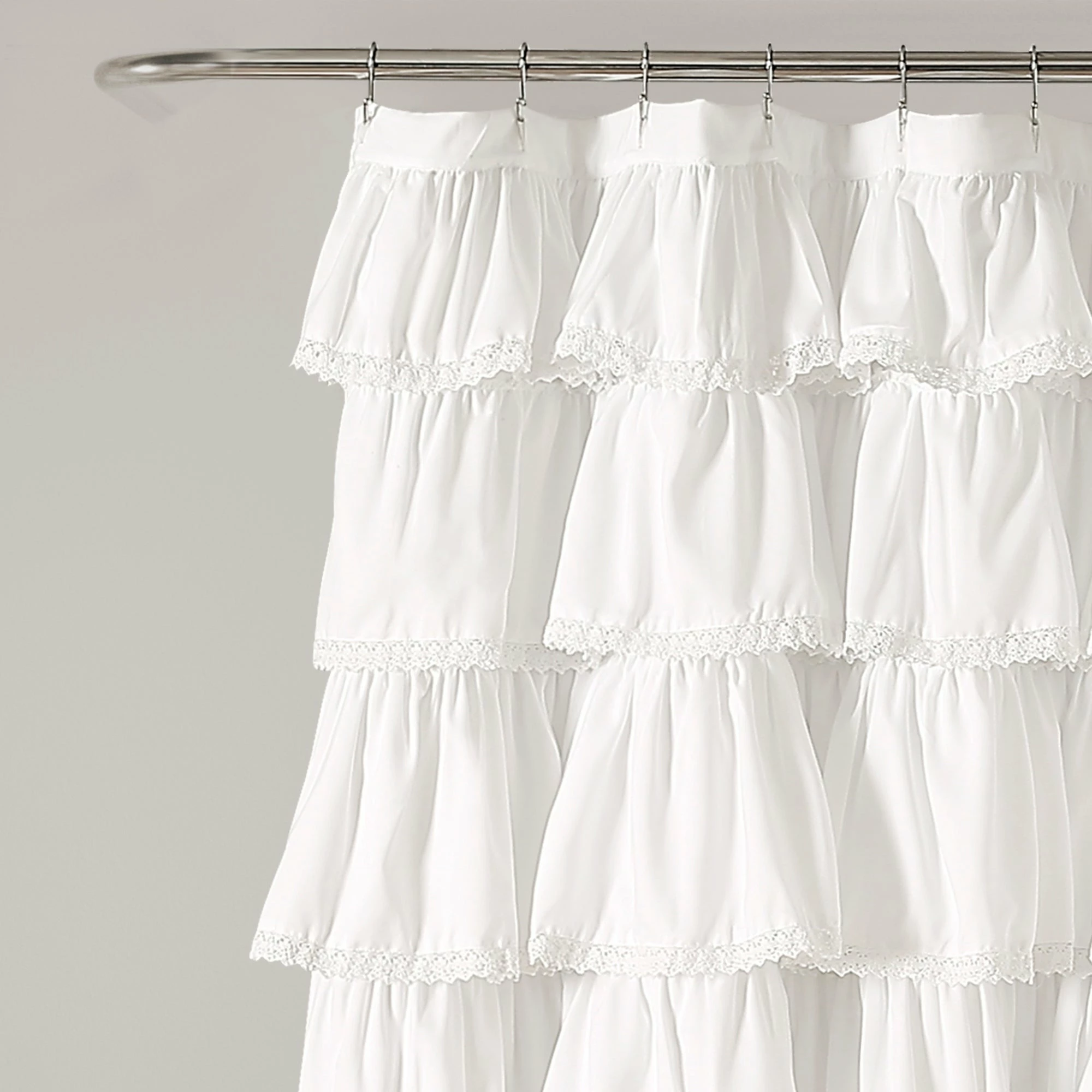 Best deal β¨ Lush Decor Lace Ruffle Shower Curtain Blush π 6 Best deal β¨ Lush Decor Lace Ruffle Shower Curtain Blush π - Image 6