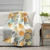 Best Pirce ❤️ Lush Decor Layla Throw Blanket Yellow 😉