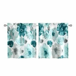 Buy ✨ Lush Decor Leah Light Filtering Kitchen Tiers Blue ⌛ 25 Buy ✨ Lush Decor Leah Light Filtering Kitchen Tiers Blue ⌛ -Lush Decor Shop Lush Decor Leah Light Filtering Kitchen Tiers 10