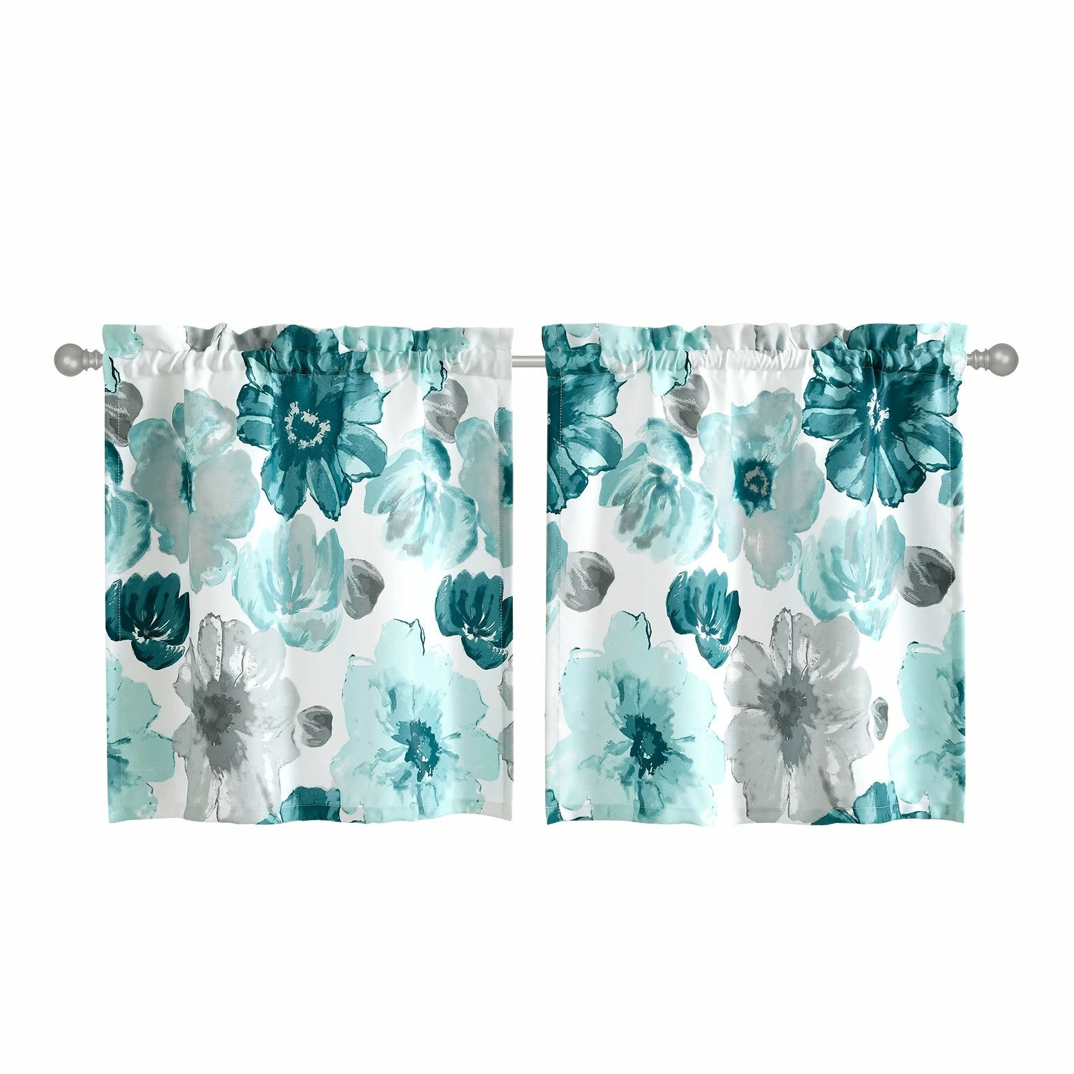 Buy ✨ Lush Decor Leah Light Filtering Kitchen Tiers Blue ⌛ 11 Buy ✨ Lush Decor Leah Light Filtering Kitchen Tiers Blue ⌛ - Image 11