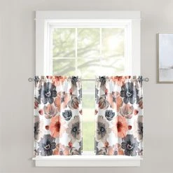 Buy ✨ Lush Decor Leah Light Filtering Kitchen Tiers Blue ⌛ 19 Buy ✨ Lush Decor Leah Light Filtering Kitchen Tiers Blue ⌛ -Lush Decor Shop Lush Decor Leah Light Filtering Kitchen Tiers 4