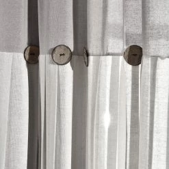 Promo π€© Lush Decor Linen Button Kitchen Tier Window Curtain Panel Pair Gray π₯ 21 Promo π€© Lush Decor Linen Button Kitchen Tier Window Curtain Panel Pair Gray π₯ -Lush Decor Shop Lush Decor Linen Button Kitchen Tier Window Curtain Panel Pair 6