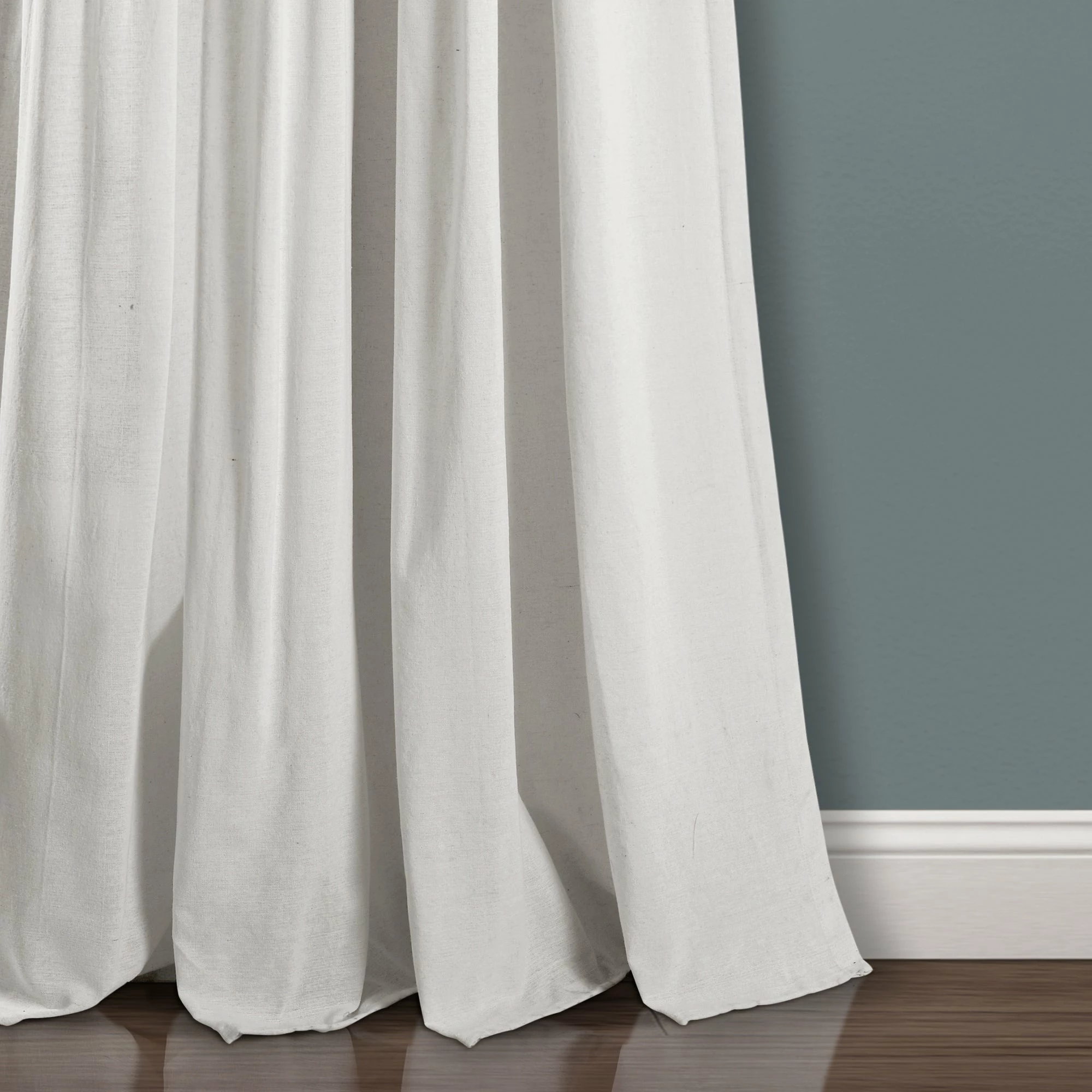 Flash Sale 🔥 Lush Decor Linen Button New Window Curtain Single Panel - 108" X 40" Off-white 🌟 11 Flash Sale 🔥 Lush Decor Linen Button New Window Curtain Single Panel - 108" X 40" Off-white 🌟 - Image 11
