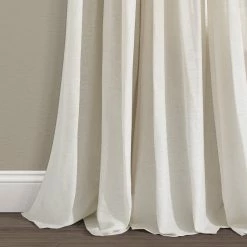 Flash Sale 🔥 Lush Decor Linen Button New Window Curtain Single Panel - 108" X 40" Off-white 🌟 28 Flash Sale 🔥 Lush Decor Linen Button New Window Curtain Single Panel - 108" X 40" Off-white 🌟 -Lush Decor Shop Lush Decor Linen Button New Window Curtain Single Panel 13