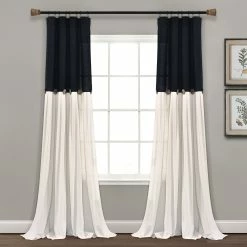 Flash Sale 🔥 Lush Decor Linen Button New Window Curtain Single Panel - 108" X 40" Off-white 🌟 29 Flash Sale 🔥 Lush Decor Linen Button New Window Curtain Single Panel - 108" X 40" Off-white 🌟 -Lush Decor Shop Lush Decor Linen Button New Window Curtain Single Panel 14