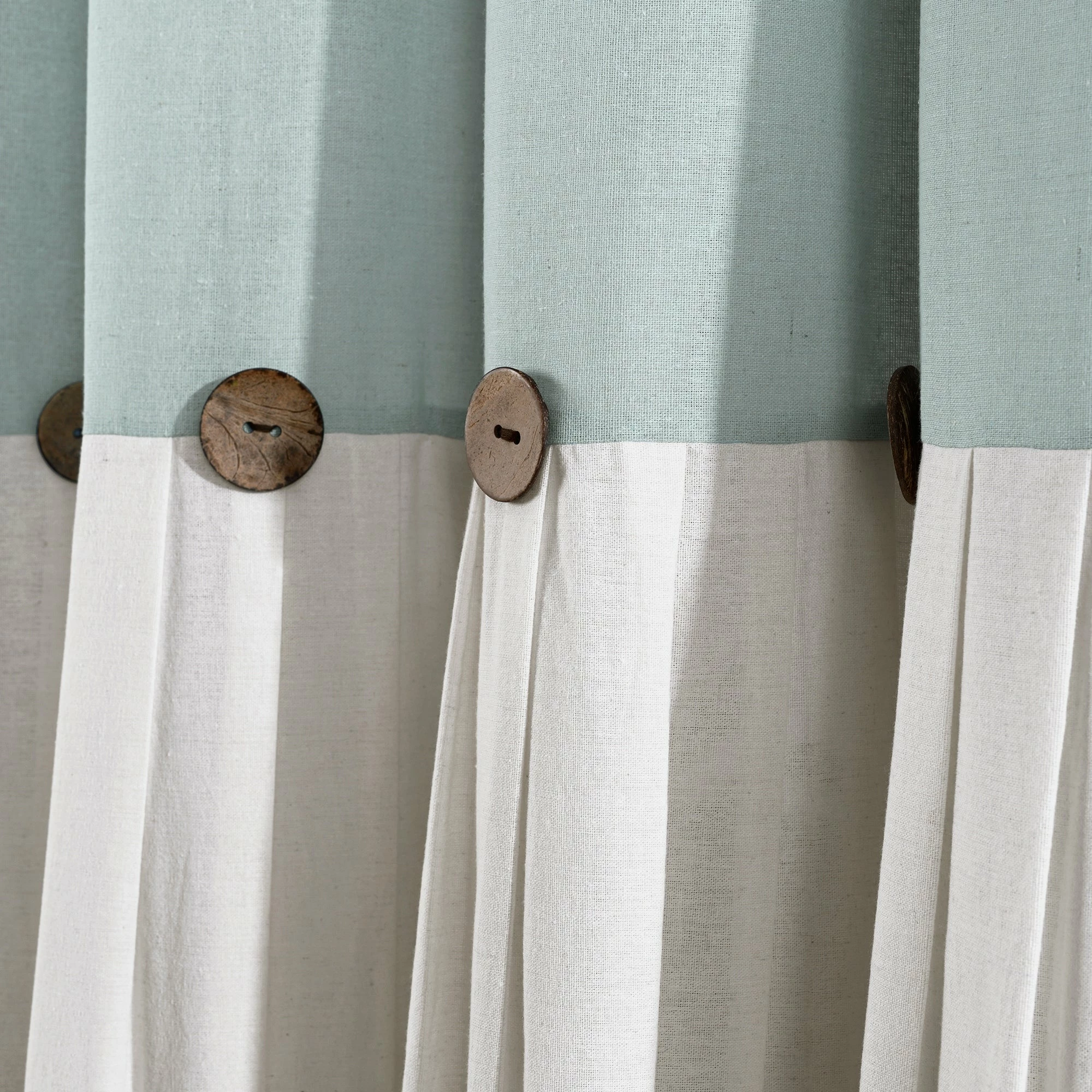 Flash Sale 🔥 Lush Decor Linen Button New Window Curtain Single Panel - 108" X 40" Off-white 🌟 7 Flash Sale 🔥 Lush Decor Linen Button New Window Curtain Single Panel - 108" X 40" Off-white 🌟 - Image 7