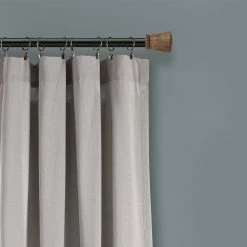 Flash Sale 🔥 Lush Decor Linen Button New Window Curtain Single Panel - 108" X 40" Off-white 🌟 24 Flash Sale 🔥 Lush Decor Linen Button New Window Curtain Single Panel - 108" X 40" Off-white 🌟 -Lush Decor Shop Lush Decor Linen Button New Window Curtain Single Panel 9