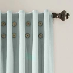 Best reviews of 🌟 Lush Decor Linen Button Pinched Pleat Window Curtain Single Panel - 84" X 40" Light Gray 😉 -Lush Decor Shop Lush Decor Linen Button Pinched Pleat Window Curtain Single Panel 9