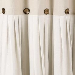 Budget 👍 Lush Decor Two-tone Linen Button Shower Curtain Dark Gray ✔️ -Lush Decor Shop Lush Decor Linen Button Shower Curtain 12