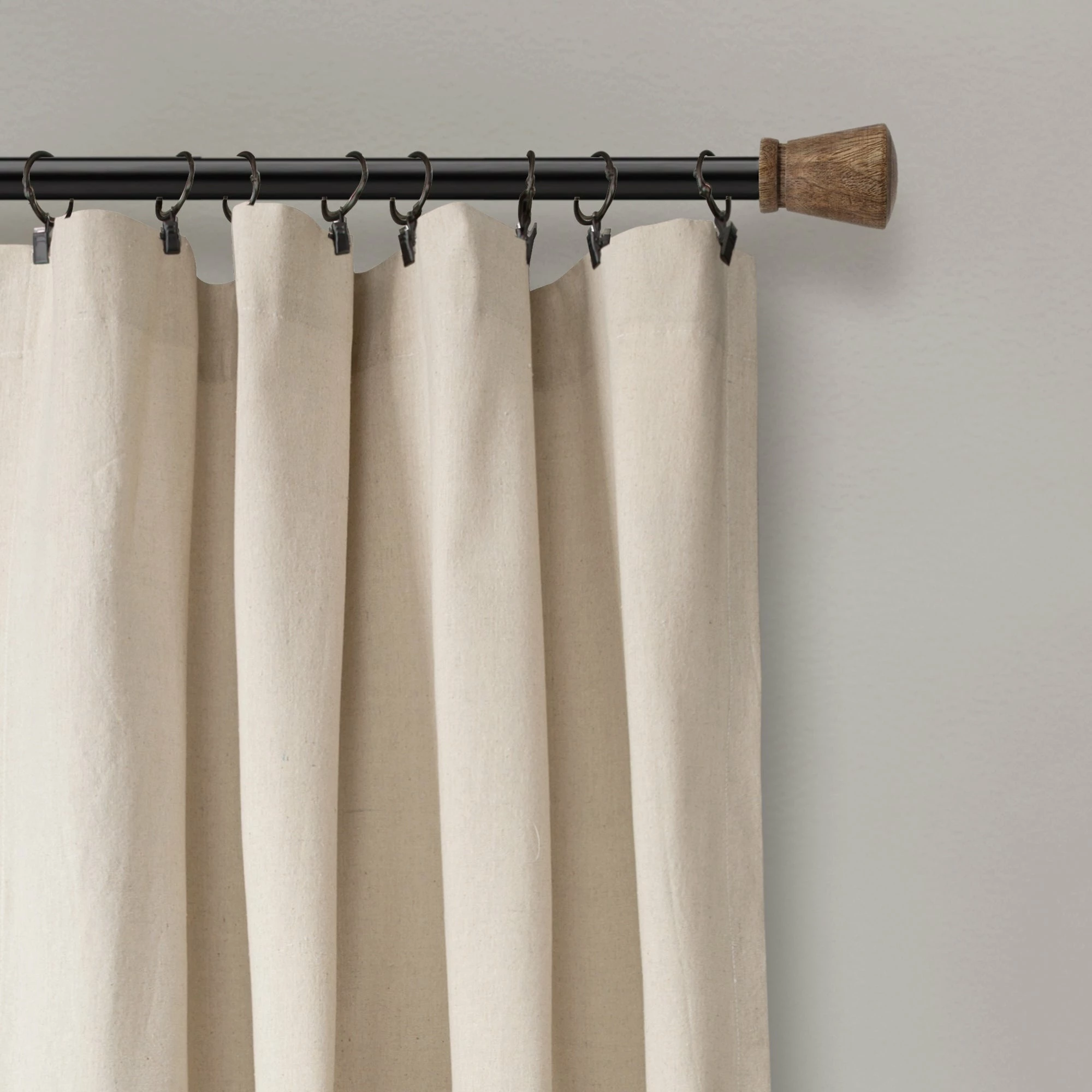 Hot Sale ✔️ Lush Decor Linen Button Single Panel Window Curtain ✨ 12 Hot Sale ✔️ Lush Decor Linen Button Single Panel Window Curtain ✨ - Image 12