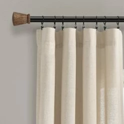 Hot Sale ✔️ Lush Decor Linen Button Single Panel Window Curtain ✨ 20 Hot Sale ✔️ Lush Decor Linen Button Single Panel Window Curtain ✨ -Lush Decor Shop Lush Decor Linen Button Single Panel Window Curtain 4