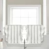 Best deal 😉 Lush Decor Linen Ruffle Kitchen Tier Window Curtain Panel Pair 👍