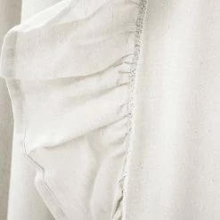 Buy 🥰 Lush Decor Linen Ruffle Window Curtain Panel (Single) 😀 -Lush Decor Shop Lush Decor Linen Ruffle Window Curtain Panel 28Single29 5