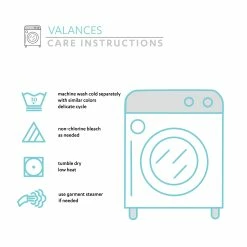 Cheap 🔔 Lush Decor Linen Ruffle Window Curtain Valance - 58" X 18" 🔥 -Lush Decor Shop Lush Decor Linen Ruffle Window Curtain Valance 6