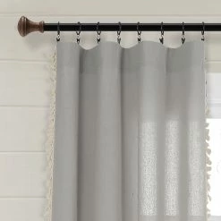Best deal ⌛ Lush Decor Linen Tassel Window Curtain Panel (Single Panel) - 84" X 40" - 84" X 40" Light Gray 🛒 -Lush Decor Shop Lush Decor Linen Tassel Window Curtain Panel 28Single Panel29 7