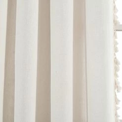 Best deal ⌛ Lush Decor Linen Tassel Window Curtain Panel (Single Panel) - 84" X 40" - 84" X 40" Light Gray 🛒 -Lush Decor Shop Lush Decor Linen Tassel Window Curtain Panel 28Single Panel29 8