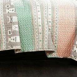 Cheap 🔥 Lush Decor Llama Stripe Quilt Set Pink & Turquoise ⌛ -Lush Decor Shop Lush Decor Llama Stripe Quilt Set 3430b9b9 3db8 4aa3 8093 120dbb1d7424