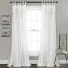 Deals 👏 Lush Decor Lydia Ruffle Curtain Panel Pair White 🌟
