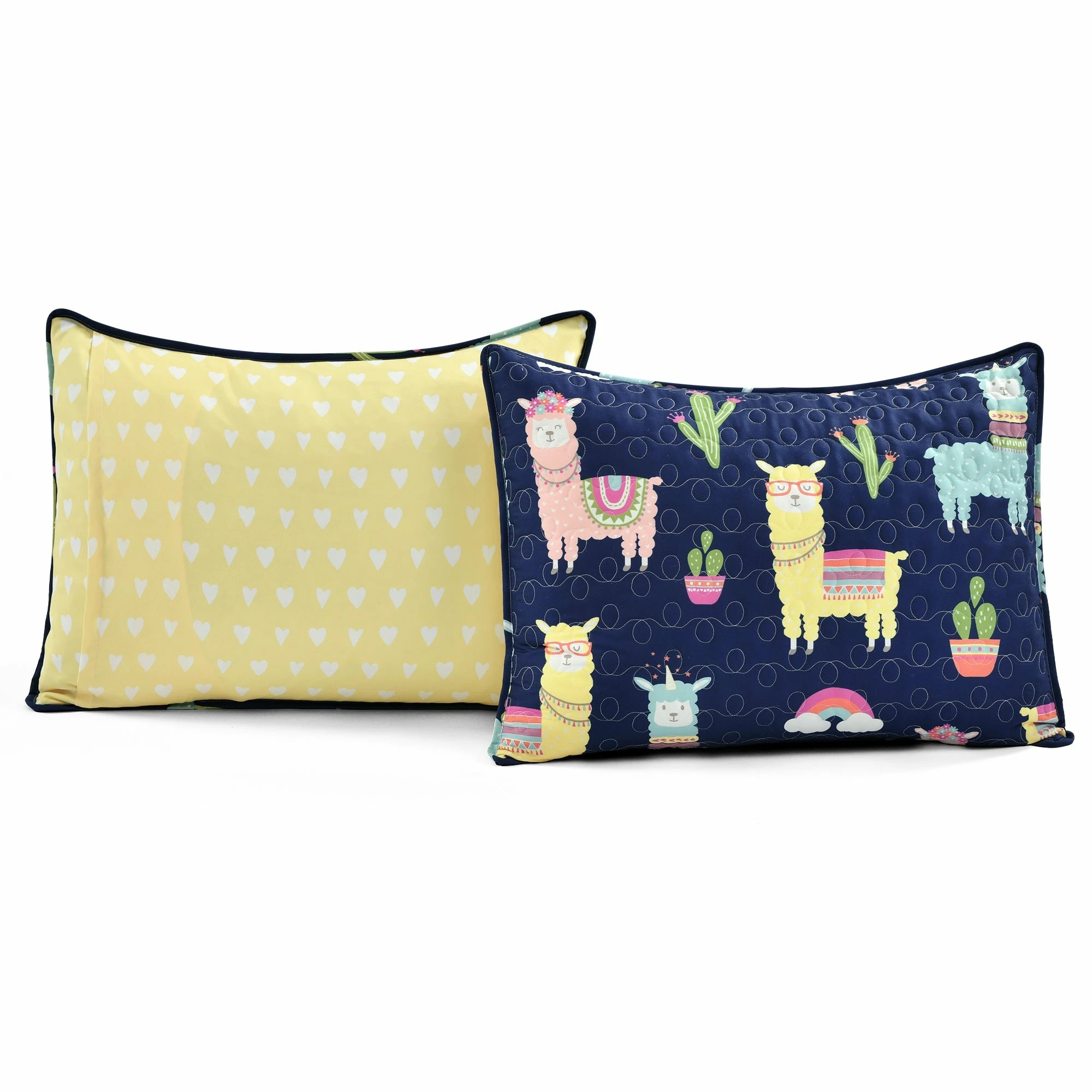 Hot Sale π― Lush Decor Make A Wish Southwest Llama Cactus Reversible Print Quilt Set White & Blush β¨ 12 Hot Sale π― Lush Decor Make A Wish Southwest Llama Cactus Reversible Print Quilt Set White & Blush β¨ - Image 12