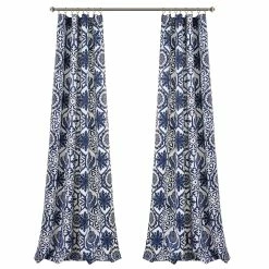 Discount ✔️ Lush Decor Marvel Room Darkening Window Curtain Panel Pair Navy 🔔 -Lush Decor Shop Lush Decor Marvel Room Darkening Window Curtain Panel Pair 6