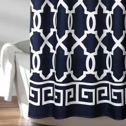 Promo ✨ Lush Decor Maze Border Shower Curtain ❤️ -Lush Decor Shop Lush Decor Maze Border Shower Curtain 6bace733 460a 4ca7 be83 d2775f81135d