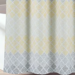 Coupon ⭐ Lush Decor Medallion Ombre Shower Curtain Yellow/gray 🧨 -Lush Decor Shop Lush Decor Medallion Ombre Shower Curtain 5
