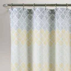 Coupon ⭐ Lush Decor Medallion Ombre Shower Curtain Yellow/gray 🧨 -Lush Decor Shop Lush Decor Medallion Ombre Shower Curtain 6