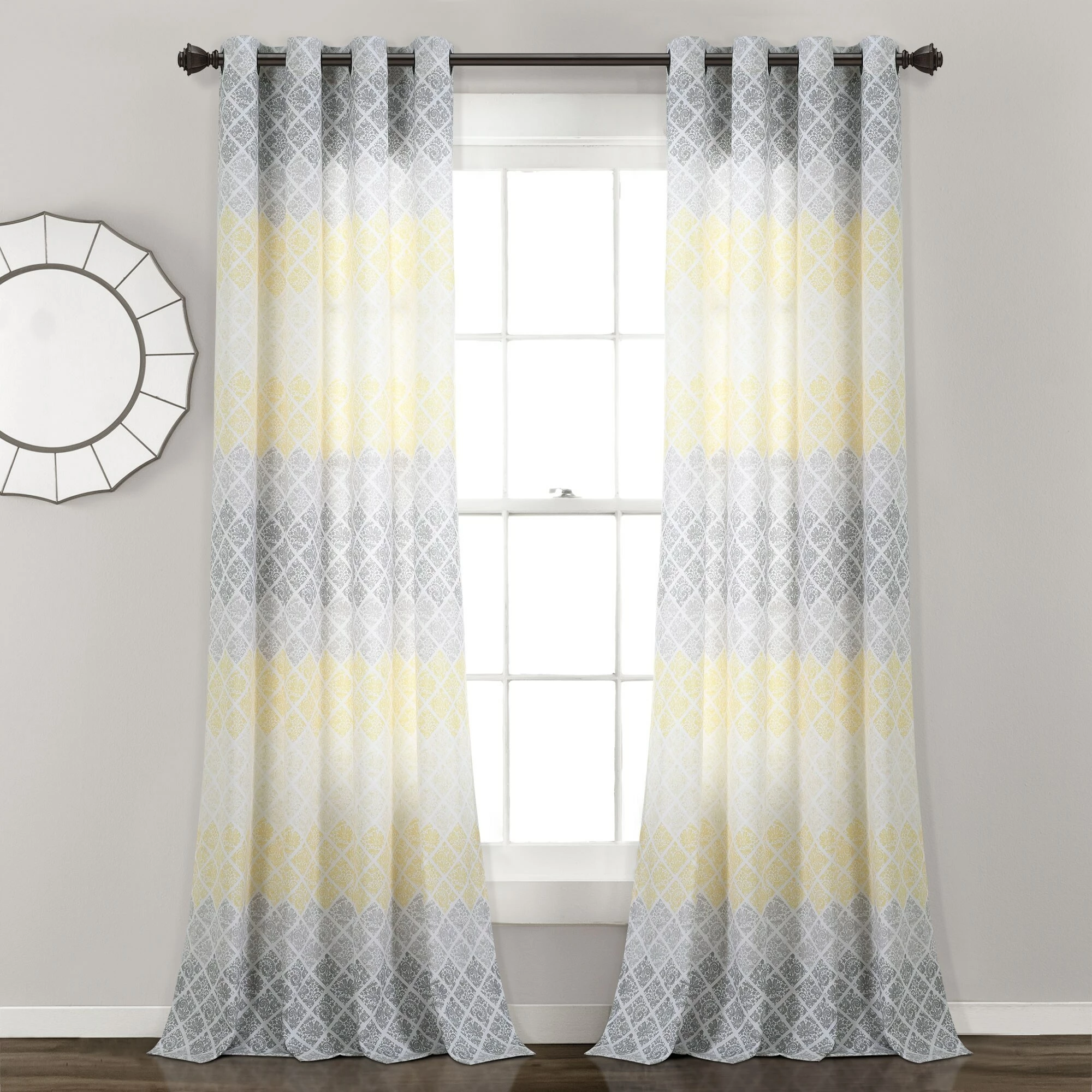 Best reviews of π€© Lush Decor Medallion Ombre Window Curtain Panel Pair - 84" X 52" Yellow π 1 Best reviews of π€© Lush Decor Medallion Ombre Window Curtain Panel Pair - 84" X 52" Yellow π
