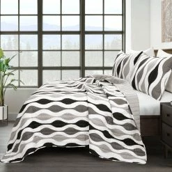Best reviews of 👏 Lush Decor Mid Century Geo 3 Piece Quilt Set Gold & Gray 👏 -Lush Decor Shop Lush Decor Mid Century Geo 3 Piece Quilt Set 10