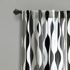 Hot Sale 💯 Lush Decor Mid Century Geo Room Darkening Window Curtain Panel Pair Gold & Gray ✨ -Lush Decor Shop Lush Decor Mid Century Geo Room Darkening Window Curtain Panel Pair 7