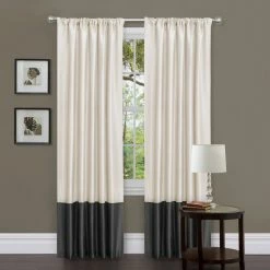 Best Sale 😉 Lush Decor Milione Fiori 84-inch Curtain Panels (Set Of 2) Brown/rust ✨