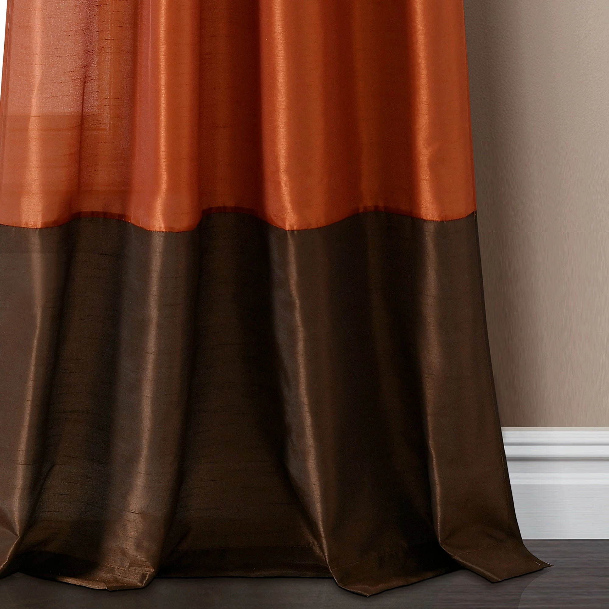 Best Sale π Lush Decor Milione Fiori 84-inch Curtain Panels (Set Of 2) Brown/rust β¨ 10 Best Sale π Lush Decor Milione Fiori 84-inch Curtain Panels (Set Of 2) Brown/rust β¨ - Image 10