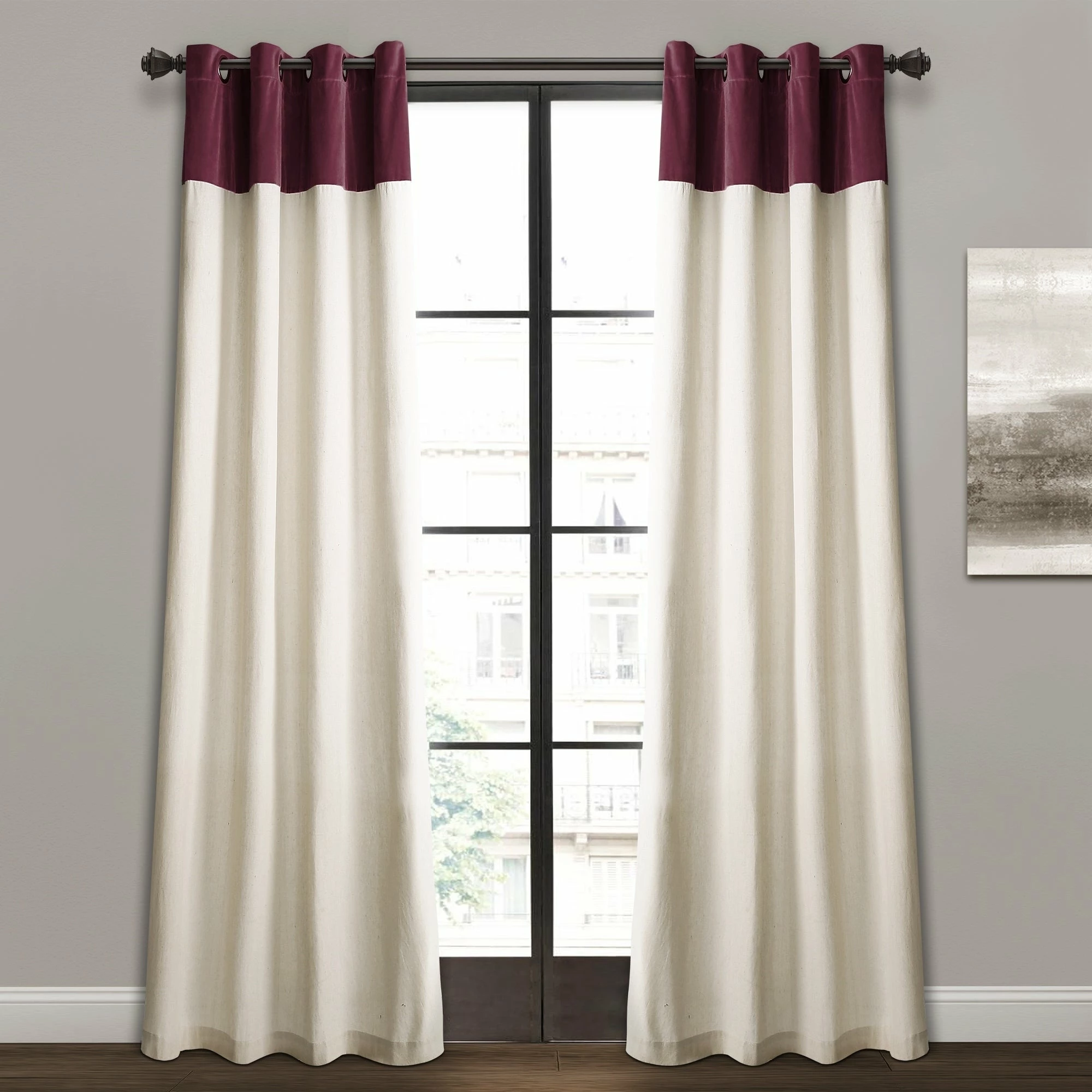 Best Pirce π₯ Lush Decor Milo Linen Window Curtain Panel Pair Navy π 3 Best Pirce π₯ Lush Decor Milo Linen Window Curtain Panel Pair Navy π - Image 3