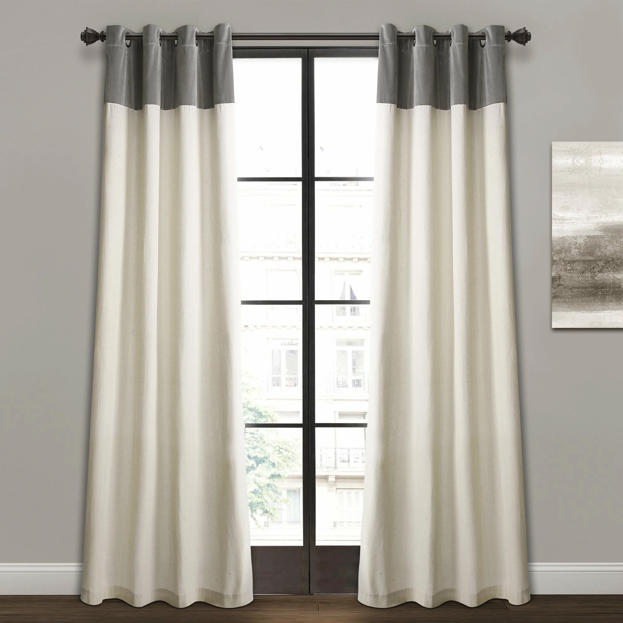Best Pirce π₯ Lush Decor Milo Linen Window Curtain Panel Pair Navy π 2 Best Pirce π₯ Lush Decor Milo Linen Window Curtain Panel Pair Navy π - Image 2