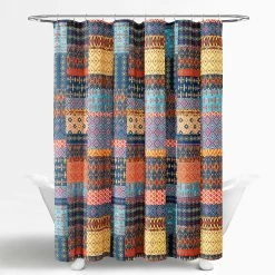 Brand new βοΈ Lush Decor Misha Shower Curtain Multi π 11 Brand new βοΈ Lush Decor Misha Shower Curtain Multi π -Lush Decor Shop Lush Decor Misha Orange Shower Curtain 3