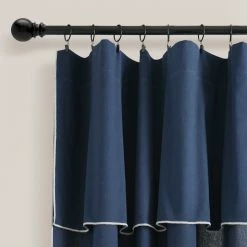 Top 10 🛒 Lush Decor Modern Faux Linen Embroidered Edge With Attached Valance Window Curtain Panels Set Navy 🤩 -Lush Decor Shop Lush Decor Modern Faux Linen Embroidered Edge With Attached Valance Window Curtain Panels Set 13
