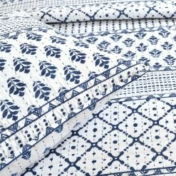 Outlet 𧨠Lush Decor Monique Stripe 3 Piece Quilt Set Navy & White π 25 Outlet 𧨠Lush Decor Monique Stripe 3 Piece Quilt Set Navy & White π -Lush Decor Shop Lush Decor Monique Stripe 3 Piece Quilt Set 11