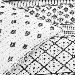 Outlet 𧨠Lush Decor Monique Stripe 3 Piece Quilt Set Navy & White π 20 Outlet 𧨠Lush Decor Monique Stripe 3 Piece Quilt Set Navy & White π -Lush Decor Shop Lush Decor Monique Stripe 3 Piece Quilt Set 6