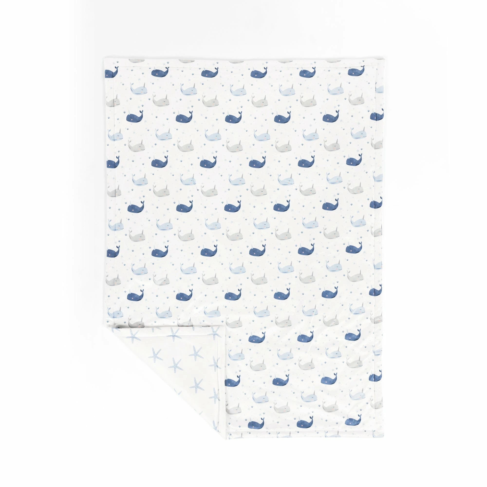 Promo π Lush Decor Narwhal Starfish Reversible Soft & Plush Oversized Blanket - 50" X 36" π 1 Promo π Lush Decor Narwhal Starfish Reversible Soft & Plush Oversized Blanket - 50" X 36" π