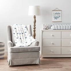 Best Sale 🧨 Lush Decor Narwhal Starfish Soft & Plush Sherpa Blanket - 40" X 30" ❤️