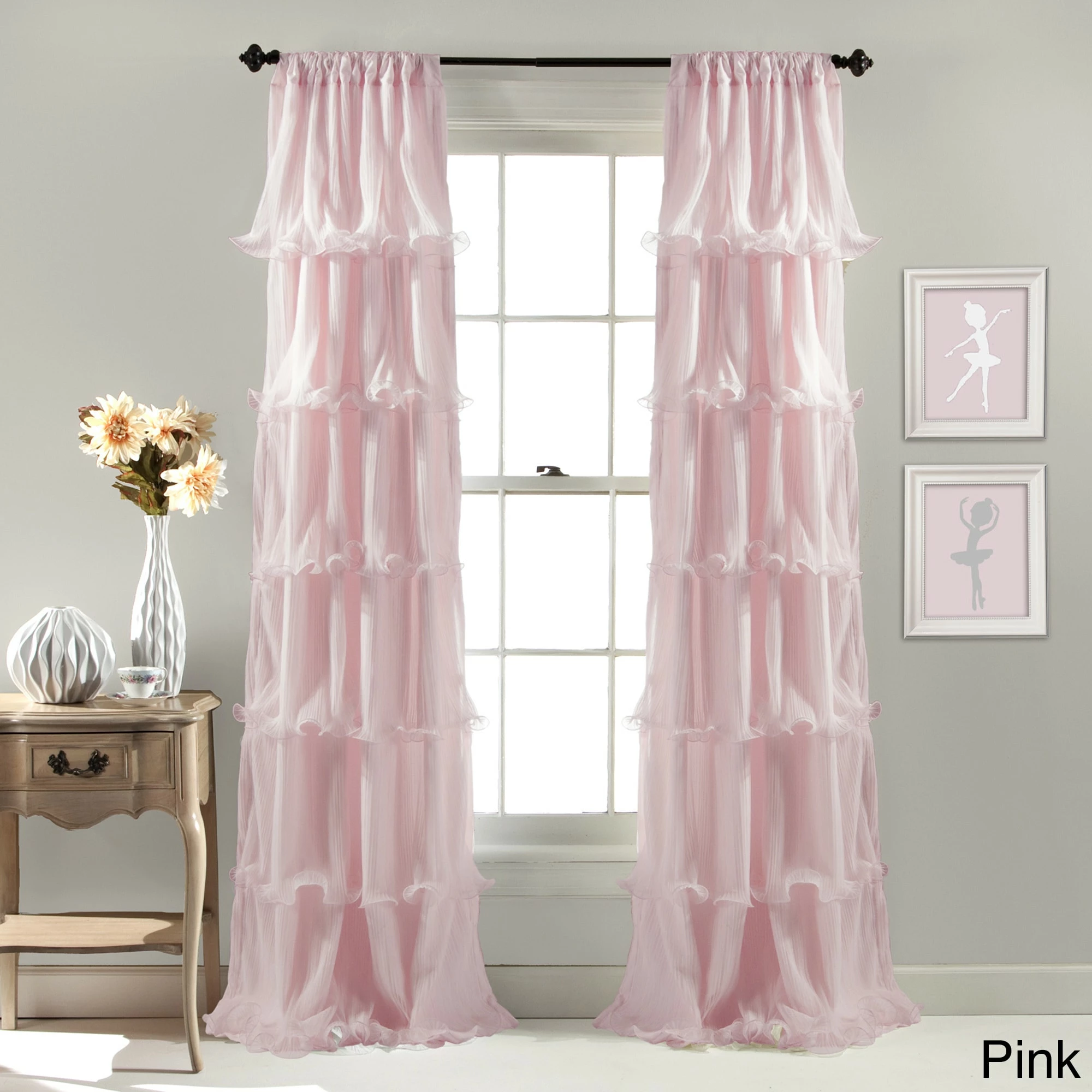 Best Pirce π₯ Lush Decor Nerina Ruffled Single Curtain Panel - 54"w X 84"l - 54"w X 84"l Ivory βοΈ 5 Best Pirce π₯ Lush Decor Nerina Ruffled Single Curtain Panel - 54"w X 84"l - 54"w X 84"l Ivory βοΈ - Image 5