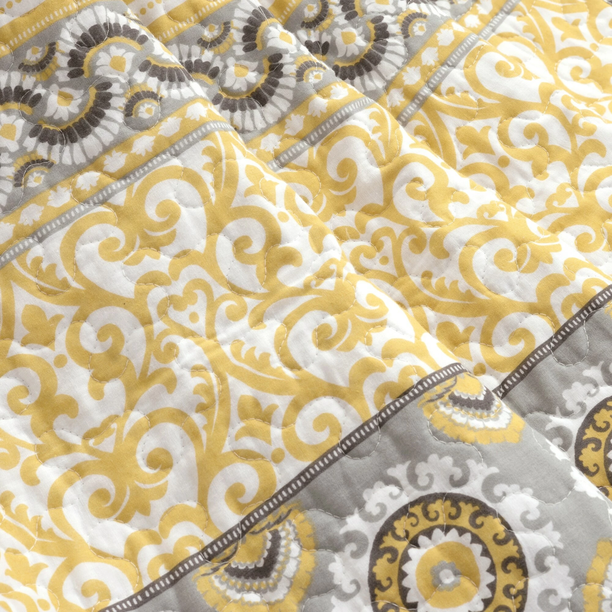 Wholesale π― Lush Decor Nesco Throw Blanket Yellow & Gray π 5 Wholesale π― Lush Decor Nesco Throw Blanket Yellow & Gray π - Image 5