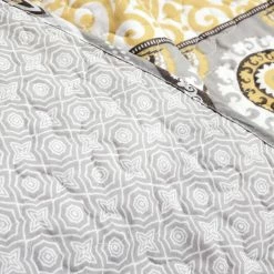 Wholesale π― Lush Decor Nesco Throw Blanket Yellow & Gray π 12 Wholesale π― Lush Decor Nesco Throw Blanket Yellow & Gray π -Lush Decor Shop Lush Decor Nesco Throw Blanket 3