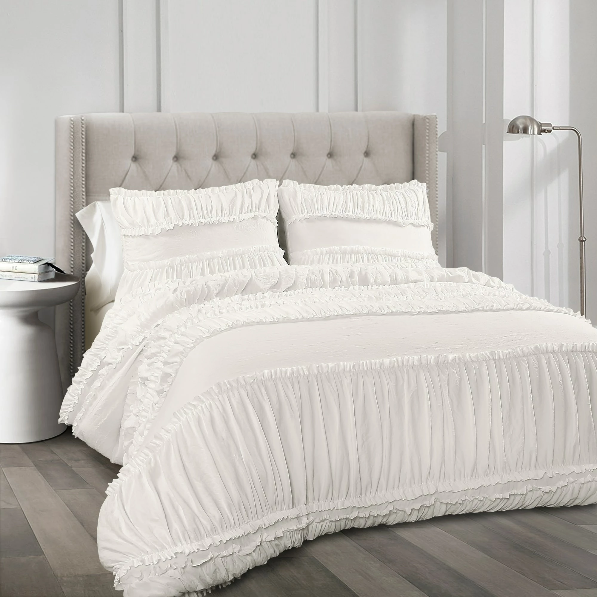 Flash Sale π Lush Decor Nova Ruffle 3 Piece Comforter Set π― 2 Flash Sale π Lush Decor Nova Ruffle 3 Piece Comforter Set π― - Image 2