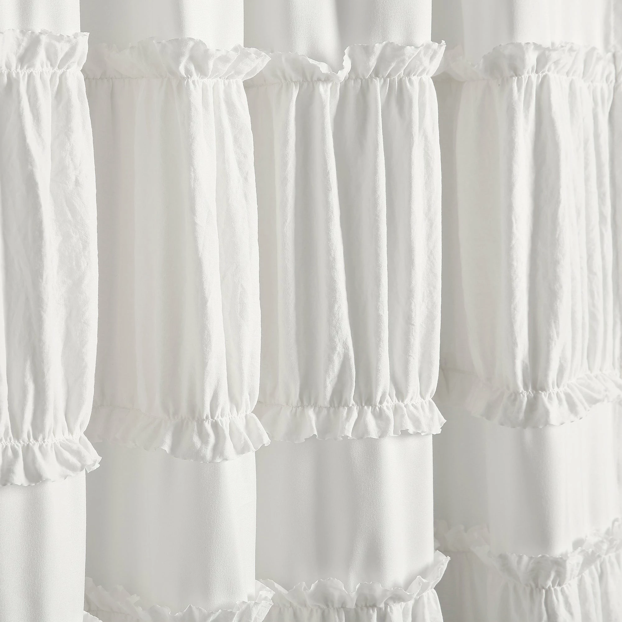 Promo β¨ Lush Decor Nova Ruffle Window Curtain Panel Pair Ivory π 2 Promo β¨ Lush Decor Nova Ruffle Window Curtain Panel Pair Ivory π - Image 2