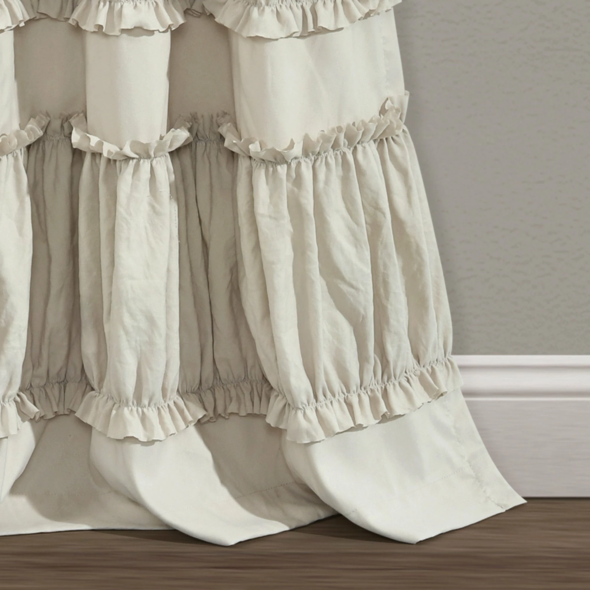 Promo β¨ Lush Decor Nova Ruffle Window Curtain Panel Pair Ivory π 12 Promo β¨ Lush Decor Nova Ruffle Window Curtain Panel Pair Ivory π - Image 12